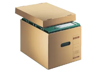 Transportdoos Leitz Premium 335x280x440mm bruin - 1