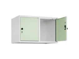 opzetkast,v. locker,2vak.,vak B 400mm,HxBxD 500x800x500mm,draaigrendel