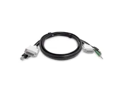 StarTech.com 1.8m DVI KVM Kabel, USB 2.0, 3.5mm Audio KVM