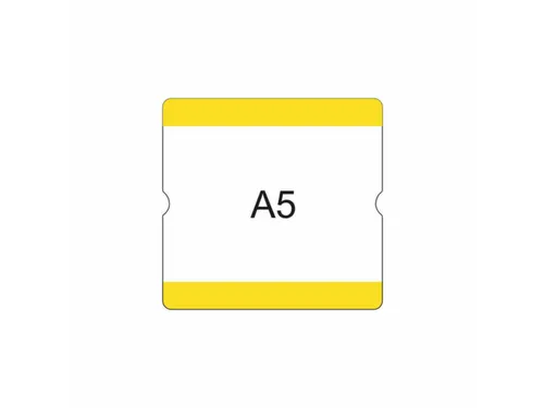 beschrijfbare hoes,markering HxB 216x231mm,PVC,geel