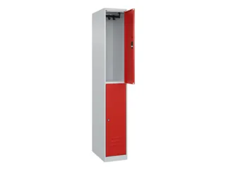 dubbeldekse locker,HxBxD 1850x300x500mm,1x2vak.,vak B 300mm - 2