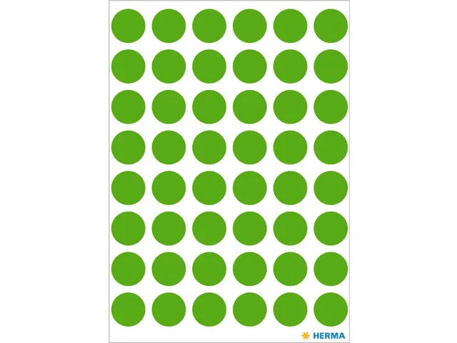 HERMA 1855 Multipurpose etiketten Rond 13mm Donkergroen 240 stuks