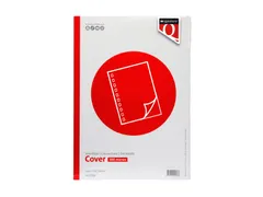 Voorblad Quantore A4 PP 300 micron zwart 100 stuks