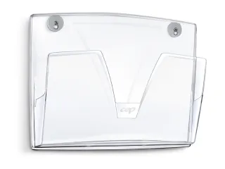 Wandfolderhouder CEP First A4 magnetische 1-vaks transparant - 1
