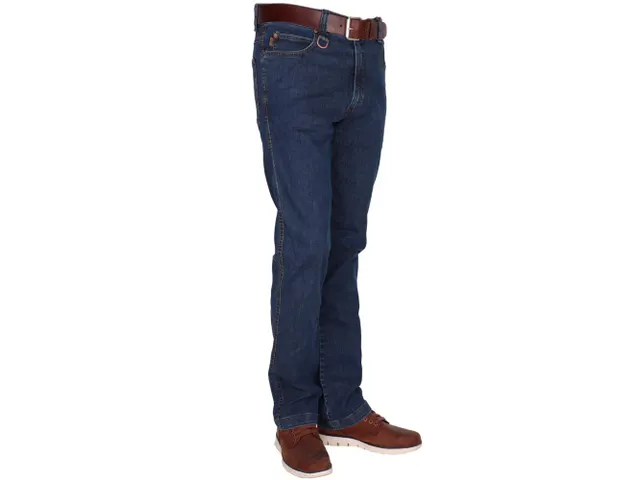 Jean Crosshatch Trucker, bleu, taille 46/34, la pièce