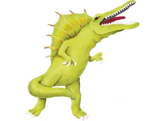 Viltstift Faber-Castell Connector Dino 20 stuks in draaiblik - 10