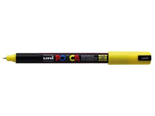 Verfstift Posca PC1MR Extra Fijne punt 0,7mm Geel - 1