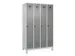 locker voor scheiding van kleding,HxBxD 1950x1200x500mm,4vak