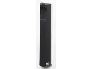 Wandasbak 3.5 liter 550x110x85mm Ral7021 Antraciet Slot Staal - 1