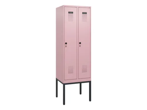 schoollocker,HxBxD 1950x600x500mm,2vak,vak B 300mm,draaigrendel
