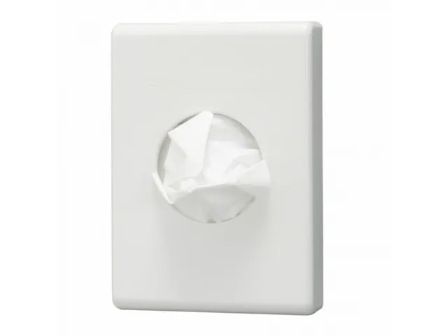 Damesverbandzakhouder wit tbv kunststof zakjes