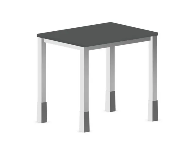 In hoogte verstelbaar bureau,HxBxD 720-840x800x600mm,MS-donkergrijs