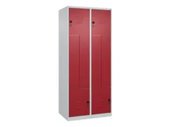 Z-garderobekast,HxBxD 1850x800x500mm,vak B 200/400mm,draaigrendel
