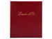 Livre d'or Balacron avec titre 140 pages blanches - 21x19 cm vertical