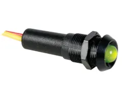 Led Lamp 12V Groen - Zwarte Behuizing