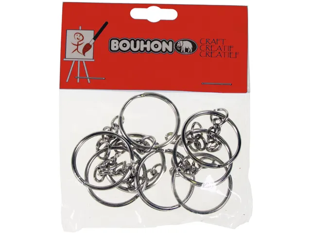 Sleutelhanger, 25 Mm, Blister Van 8 Stuks