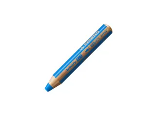 Kleurpotloden STABILO 880 woody 3 in 1 multitalent middelblauw - 1