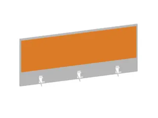 baliepaneel v. bureau aanbouw achter MP-lichtgrijs BN3005-geel 1200mm - 1