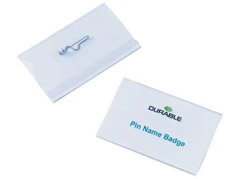 Badge Durable 8004 met speld 54x90mm