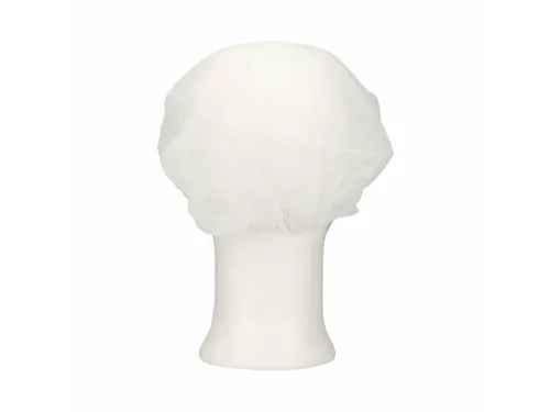 Haarnet Met Klep Polyester Universele Maat Wit 100 Stuks