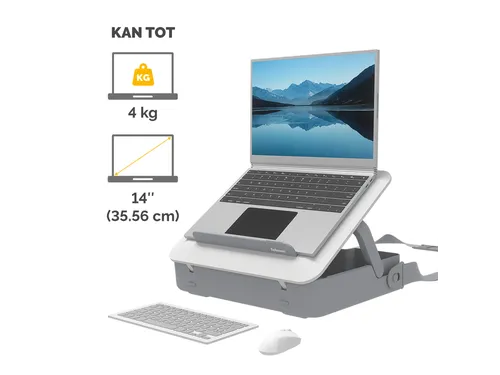 Laptopstandaard Draagtas Fellowes Breyta wit