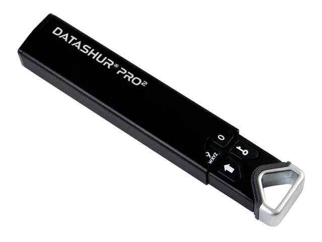 iStorage datAshur PRO2 256GB beveiligde gecodeerde Usb Stick Zwart