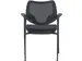 Chaise de réunion Curve Tissu / Filet Noir