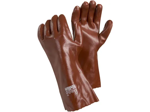 Tegera 10PG PVC handschoenen, rood, maat 11, per 12 paar