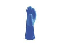 Showa KV660 PVC handschoenen, blauw, maat L, per 120 paar