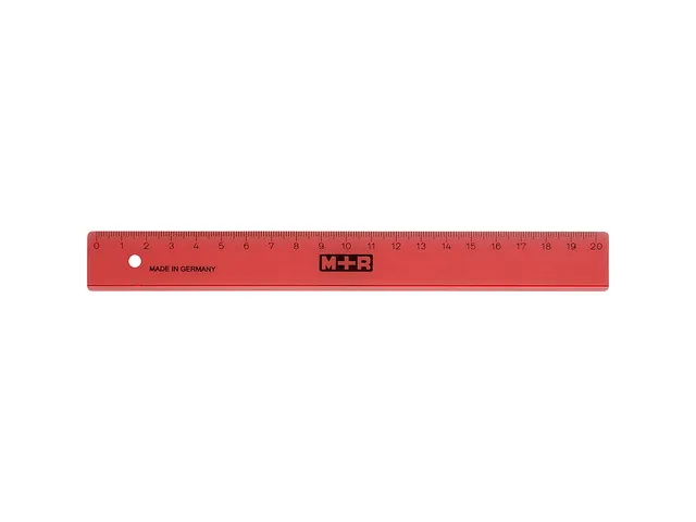 Règle M+R Trend Colour 20 cm 4 couleurs assorties