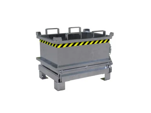 mini-bodemklepcontainer,HxLxB 625x600x800mm,0,13m³,inrijbeugel,staal