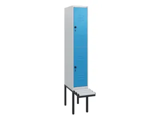 Dubbeldekse dekenkist,HxBxD 1950x300x815mm,1x2vak.,vak B 300mm - 1