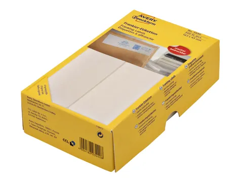 Frankeeretiket Avery Zweckform 3440 163x43mm 500stuks