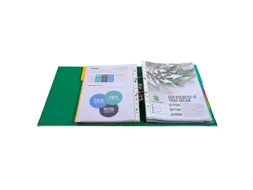 Ordner PP Prem'Touch A4maxi 50mm dogroen
