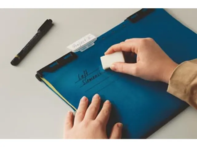 Alpha Mobiele Hangmap A4 Divide-It-Up V-Bodem Blauw