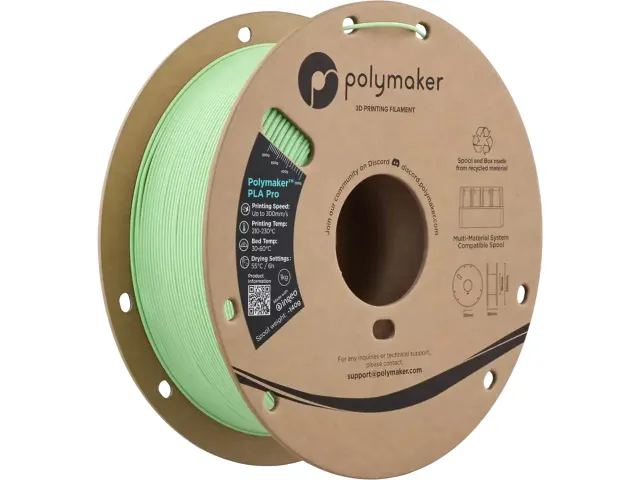 Filament PLA PRO 1,75mm HS Tough LIGHT GREEN 1kg