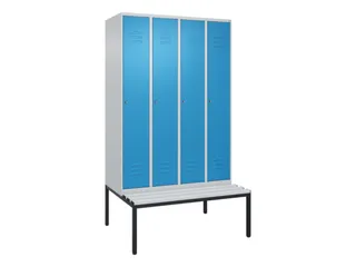 locker voor scheiding van kleding,HxBxD 2120x1200x815mm,4vak - 1