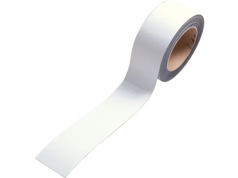 bord achterzijde magnetisch folie op rol H 60mm L 10m wit