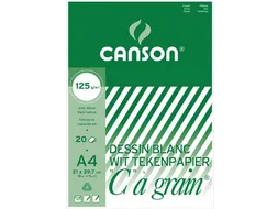 tekenblok C à grain 125 g/m² 21 x 29,7 cm (A4)