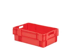 Euronorm Draaistapelbak Pp Hxlxb 210X600X400Mm 38L Rood