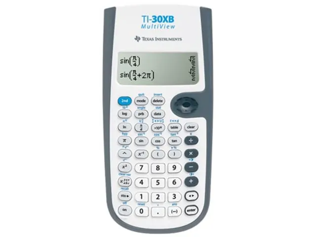 Texas calculatrice scientifique TI-30XB Multiview, alimentation par pi