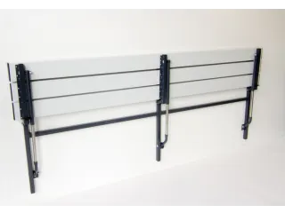 klapbank LxD 2000x380mm aluminium lijsten frame staal RAL7016 - 4