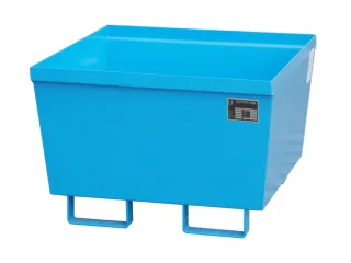 Opvangbak 1x 200l Opvangvol. 229l Blauw 545x 800x 800mm Open - 1