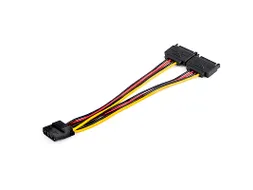 SATA naar LP4 Voedingskabel Adapter 4 Pin LP4 Molex(F)-Dual SATA(M)