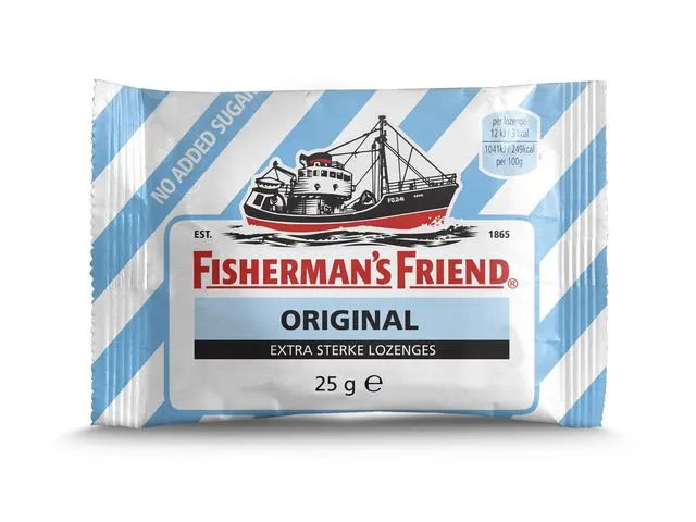 Original Extra Strong Keelpastilles, Suikervrij