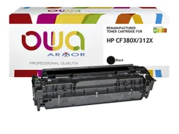 Tonercartridge OWA alternatief tbv HP CF380X zwart