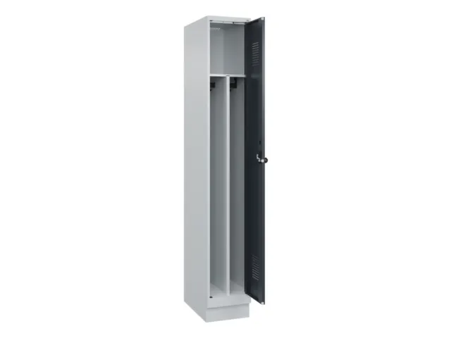 locker voor scheiding van kleding,HxBxD 1950x300x500mm,1vak