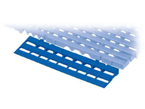 Randlijst Hd-pe Lxbxh 400x110x25mm Blauw