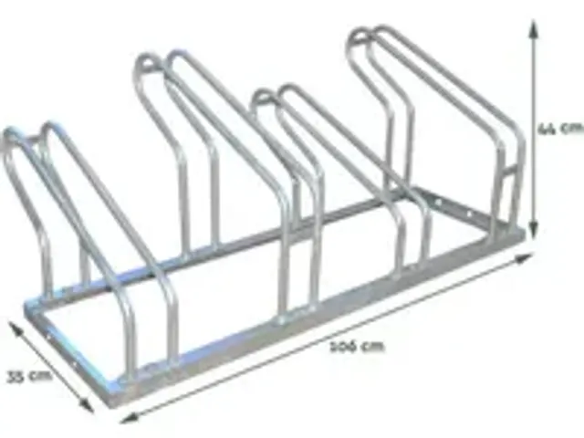 OUTLET Fietsenrek Zilver 4 Fietsen BS400