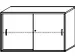 schuifdeurkast,HxBxD 770x1200x430mm,decor romp wit,decor front beuken